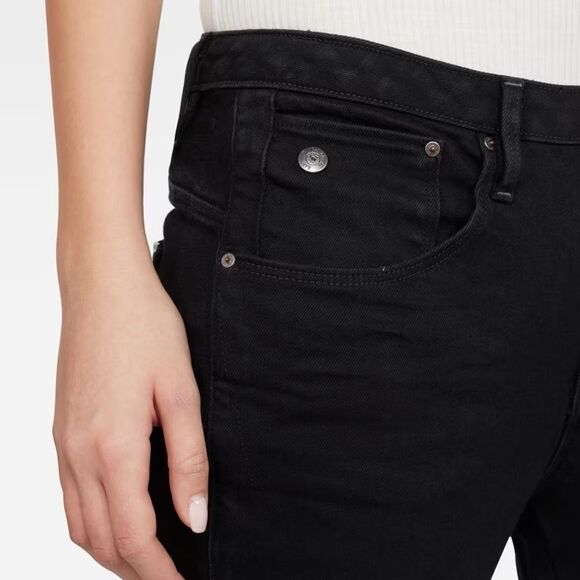 G Star Arc 3D Womens Black Jeans Low Boyfriend Sz 32 W - Picture 4 of 11